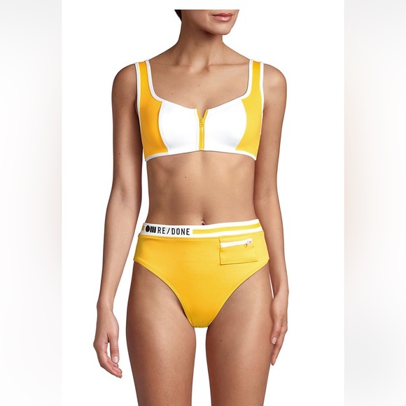 Solid & Striped X Re/Done Zip Montauk Bikini - Picture 4 of 13